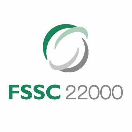 На фото логотип сертификата качества FSSC 22000 